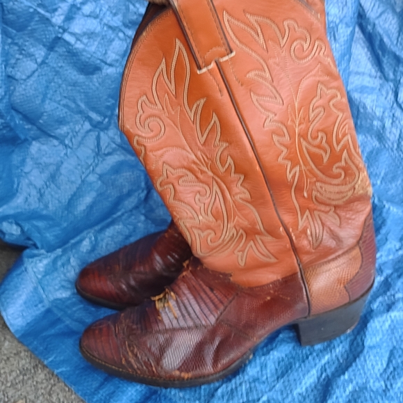 Justin Boots Shoes Justin Western Cowboy Boots 9d Unisex Poshmark